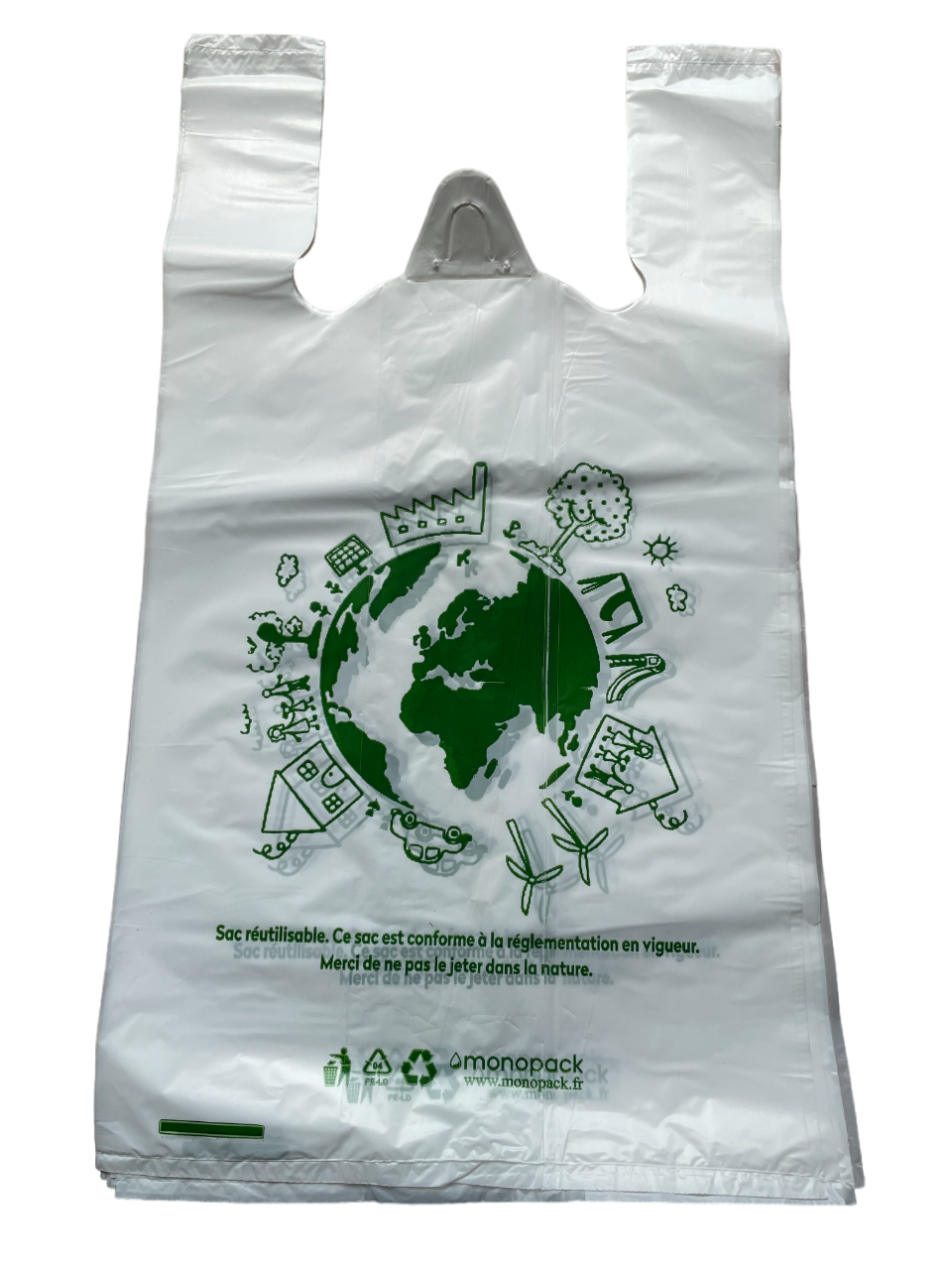 Sac Plastique - 27x49 cm -1000 pcs| Biodégradable