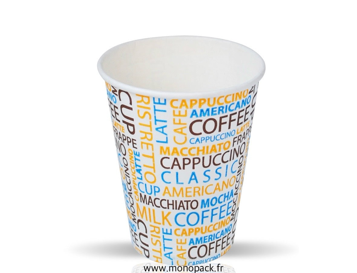 Gobelet en carton personnalisé | Design et livraison compris