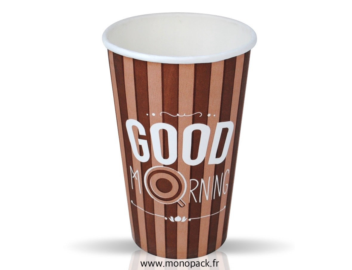 Gobelet en carton personnalisé | Design et livraison compris