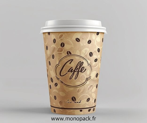 Gobelet en carton personnalisé | Design et livraison compris