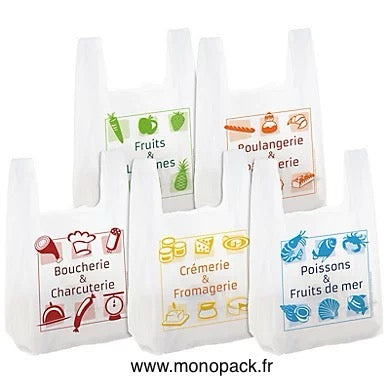 Sac plastique personnalisé | Design et livraison compris