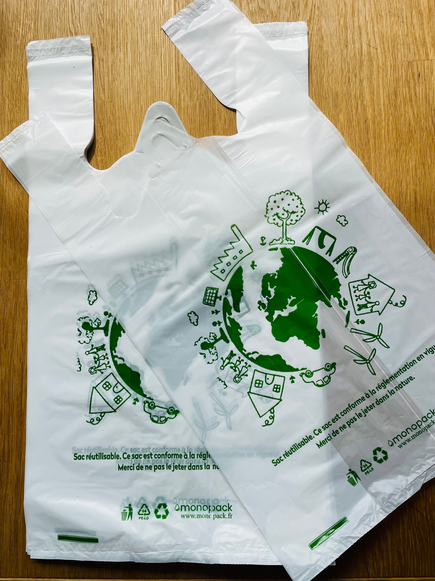 Sac Plastique - 27x49 cm -1000 pcs| Biodégradable
