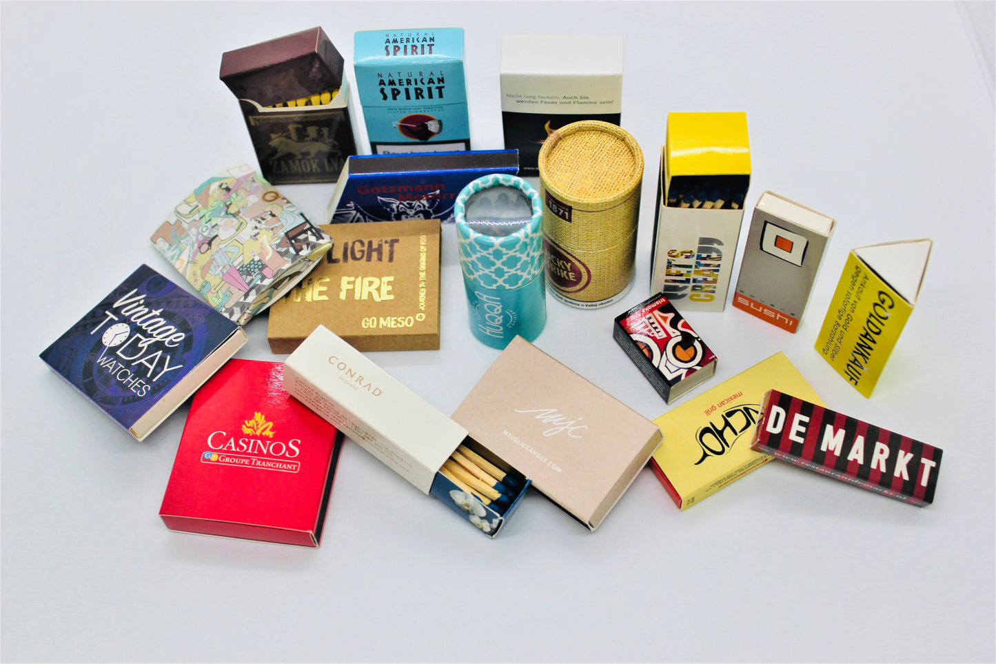 Boîtes d'allumettes personnalisées