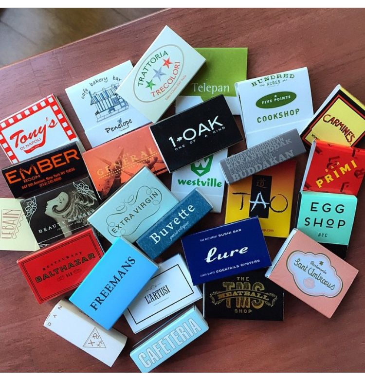 Boîtes d'allumettes personnalisées