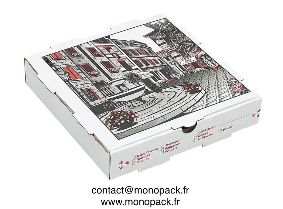 Boîtes à Pizza Personnalisées | Design et livraison compris