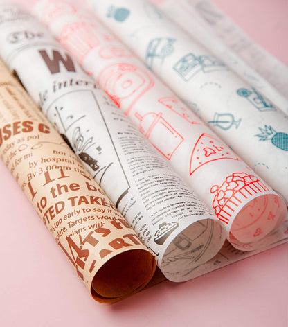 Papier alimentaire personnalisé | Design et livraison compris