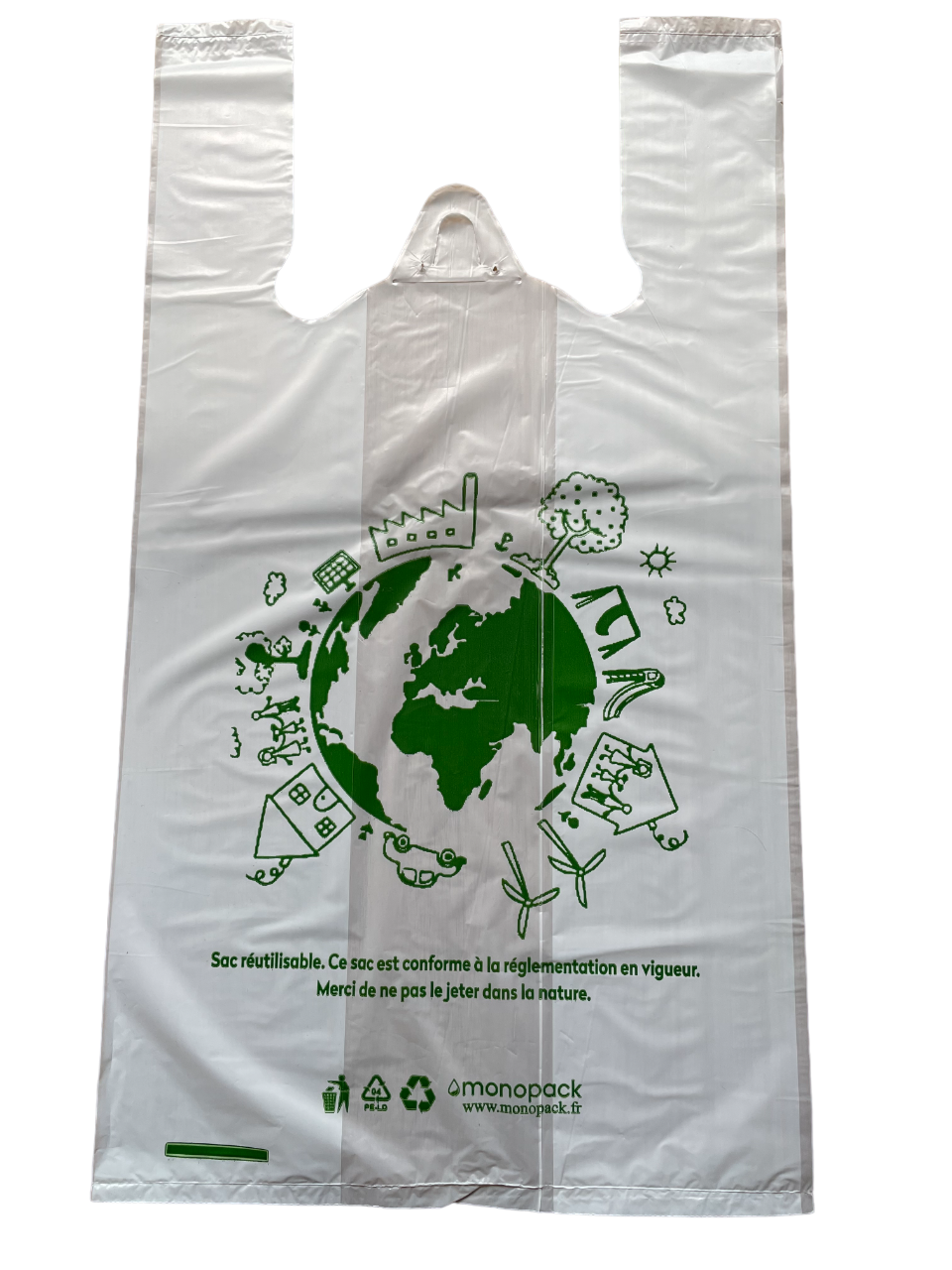 Sac Plastique - 27x49 cm -1000 pcs| Biodégradable
