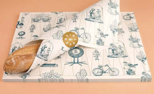 Papier alimentaire personnalisé | Design et livraison compris