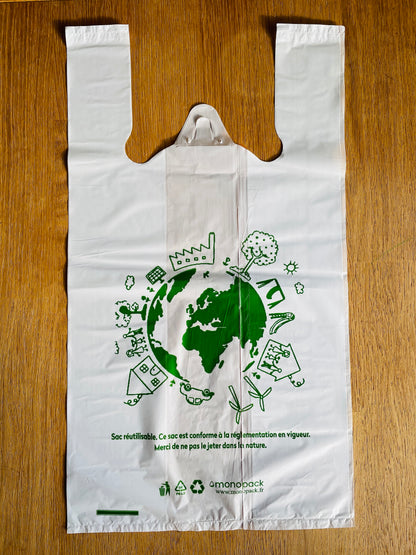 Sac Plastique - 27x49 cm -1000 pcs| Biodégradable